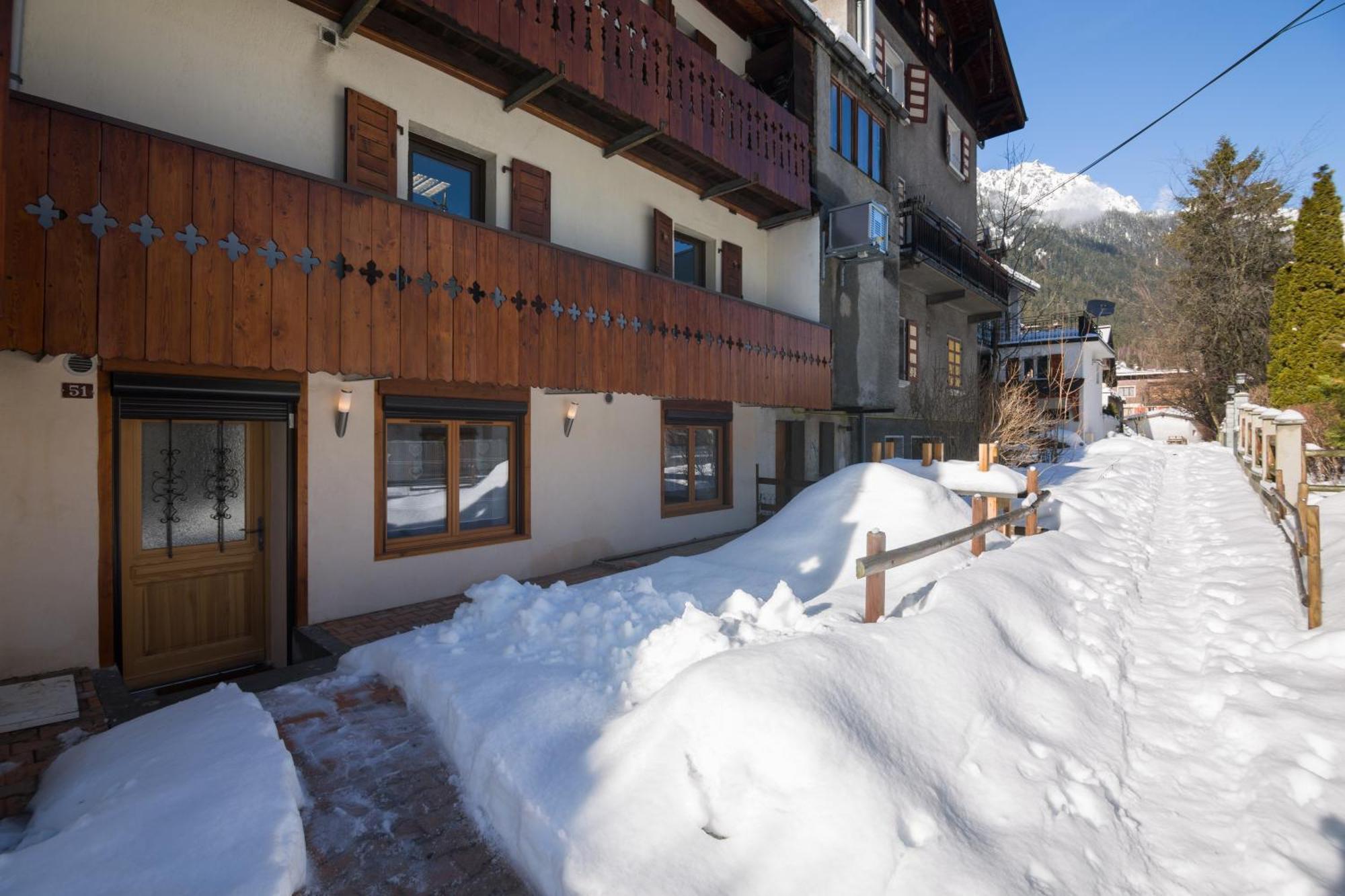 Appartement Le Genepi - Happy Rentals Chamonix ภายนอก รูปภาพ
